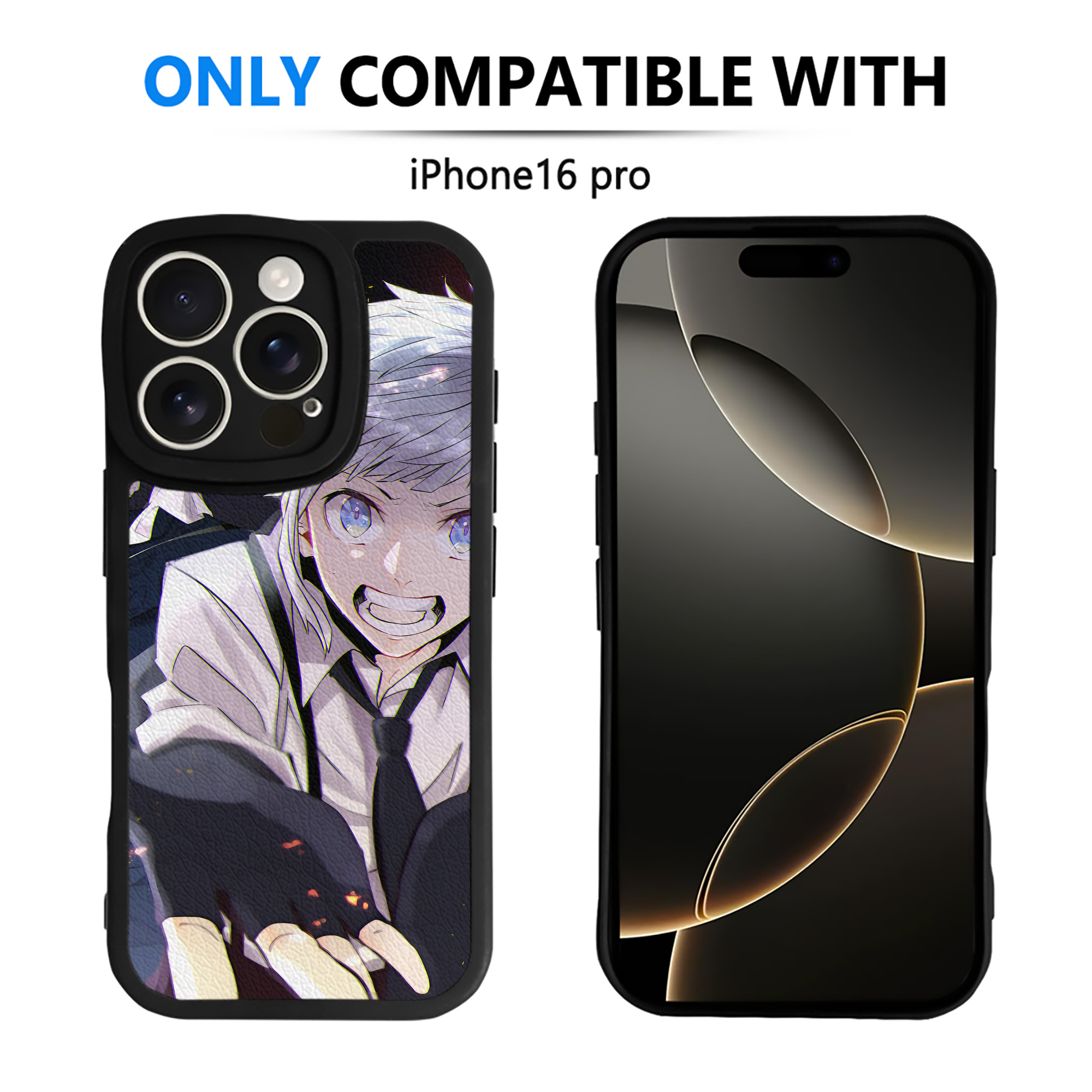 （画像用） 文豪ストレイドッグス Bungo Stray Dogs 【iPhone 16シリーズ対応】シリコンスマホケース（レザー調） 材質：シリコン